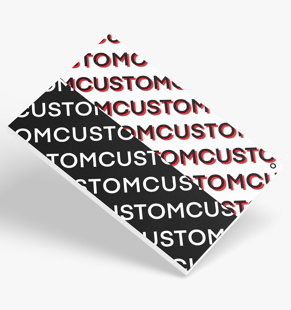 Art - Canvas - Custom Design - Black - White - Red - Image 3