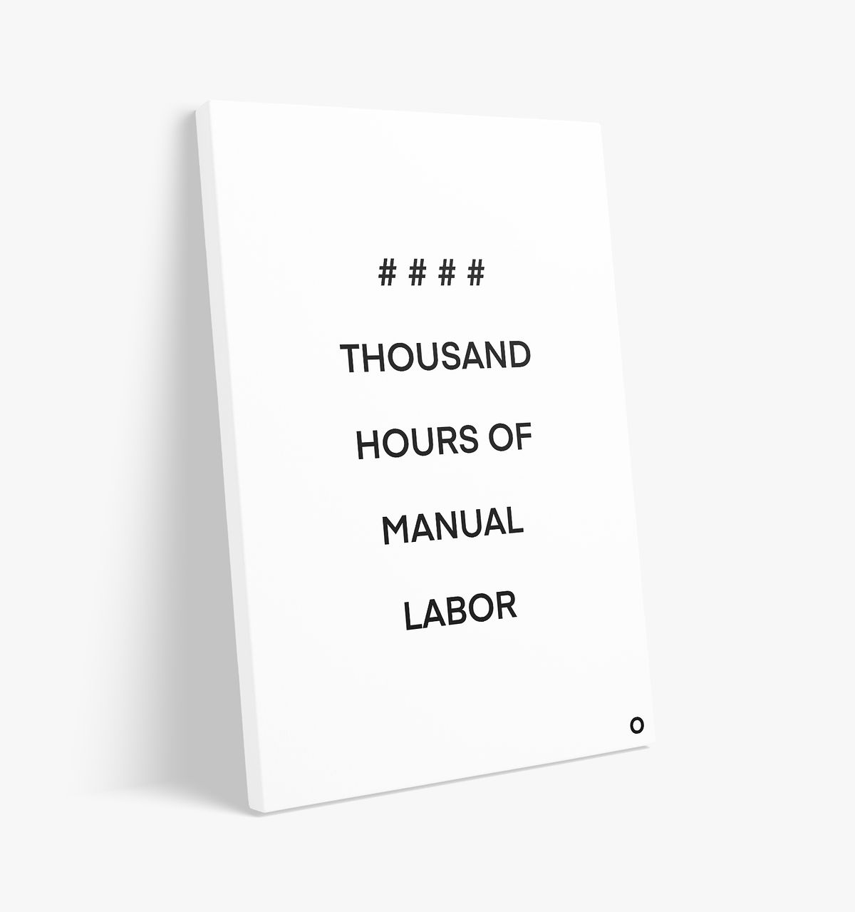 Cost of - Canvas - Thousand Hours - White - Image 2